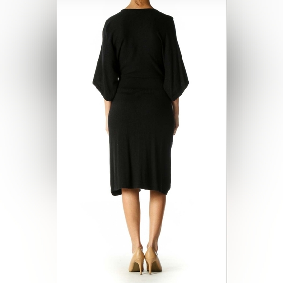 XL Spense black knit shift dress - Picture 2 of 3